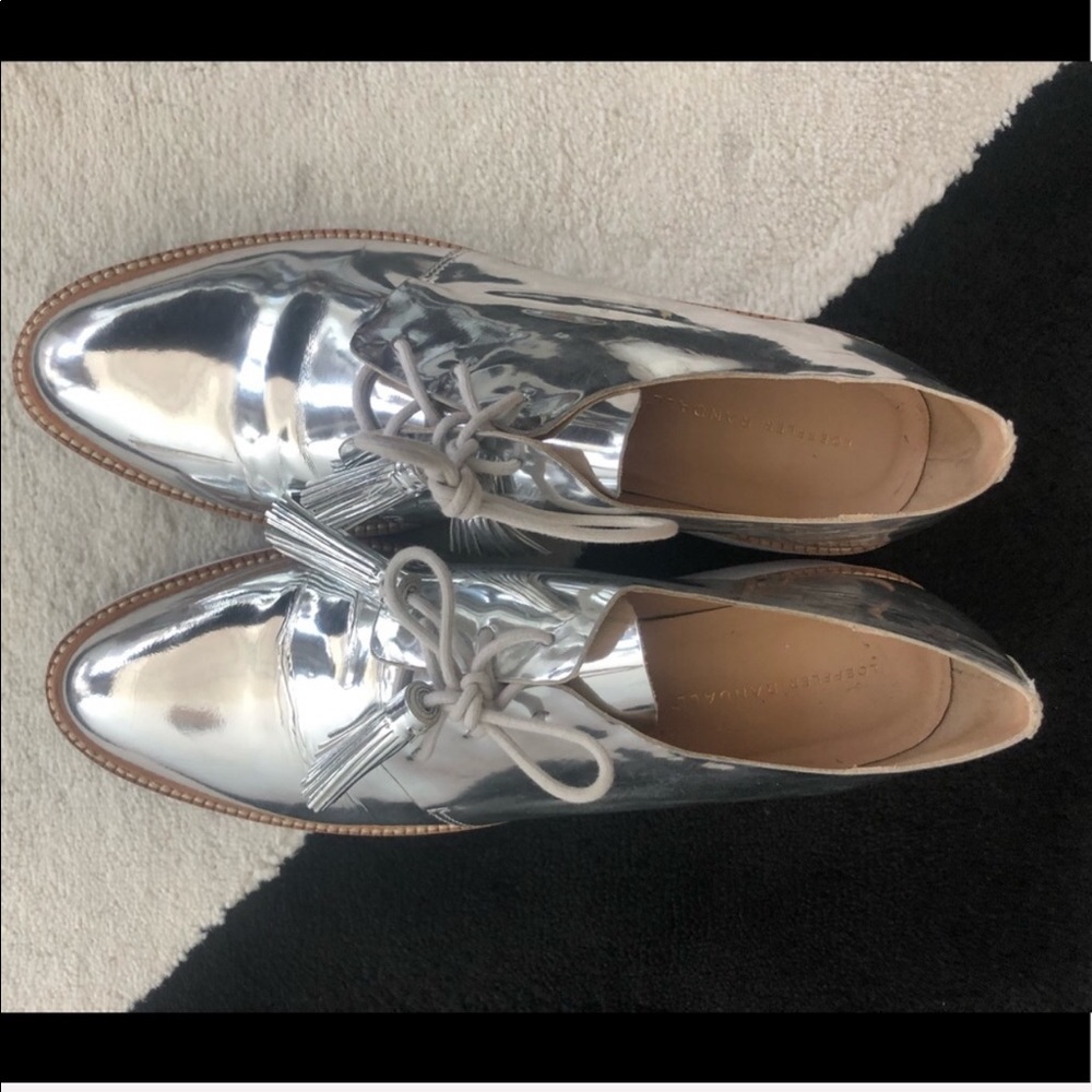 Loeffler Randall Metallic Oxford Shoes